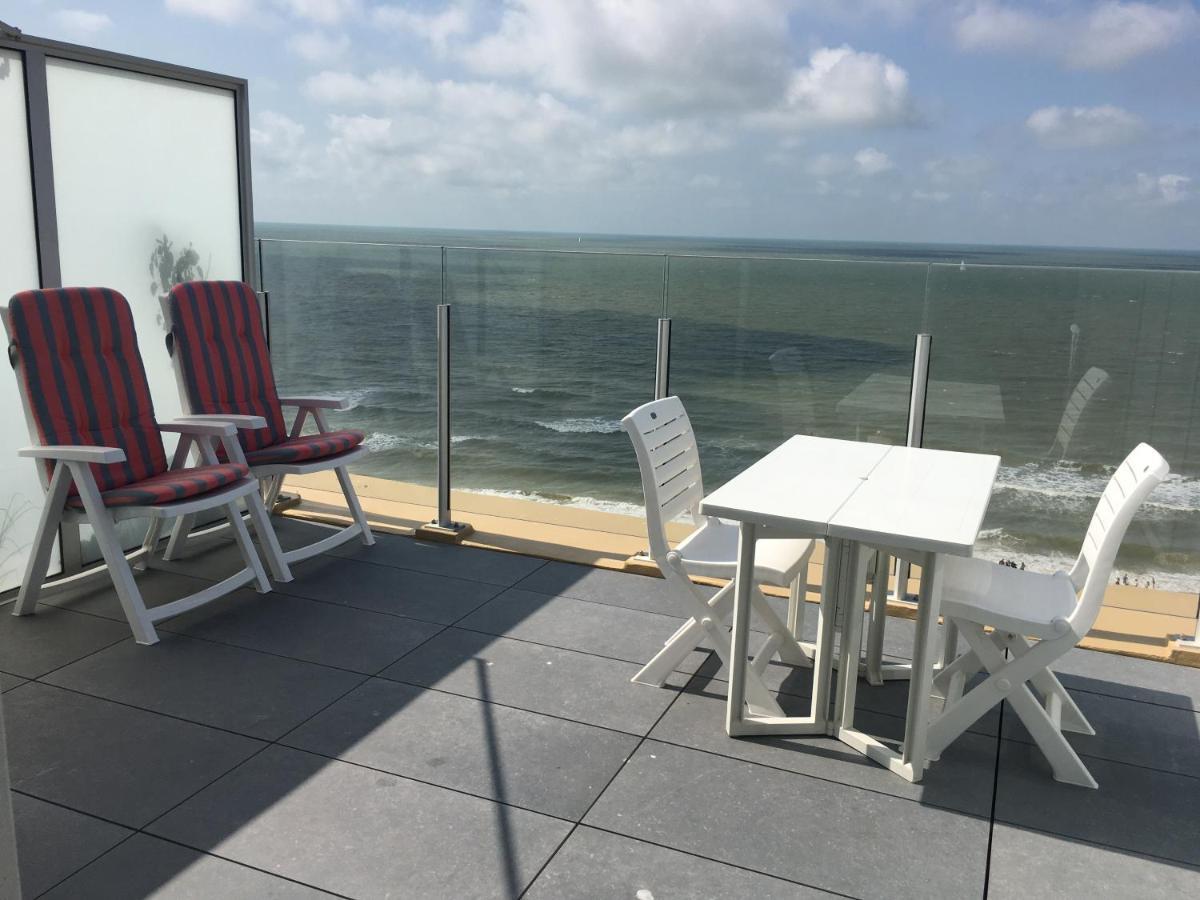 Ferienwohnung Penthouse Seafront Ostende Exterior foto